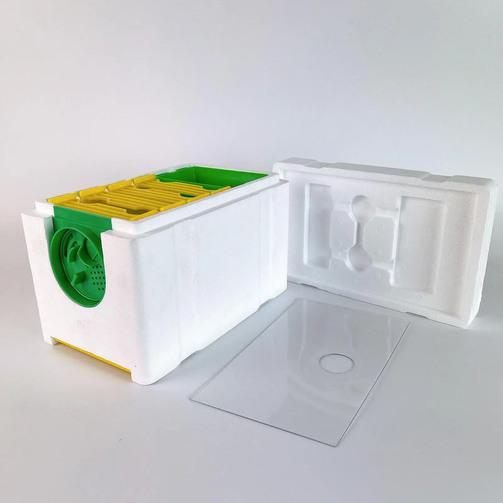 

Insulated Mini Bee Queen Breeding Hive Foam Beekeeping Box Nucleus Hive for Beekeeper Pollination Use