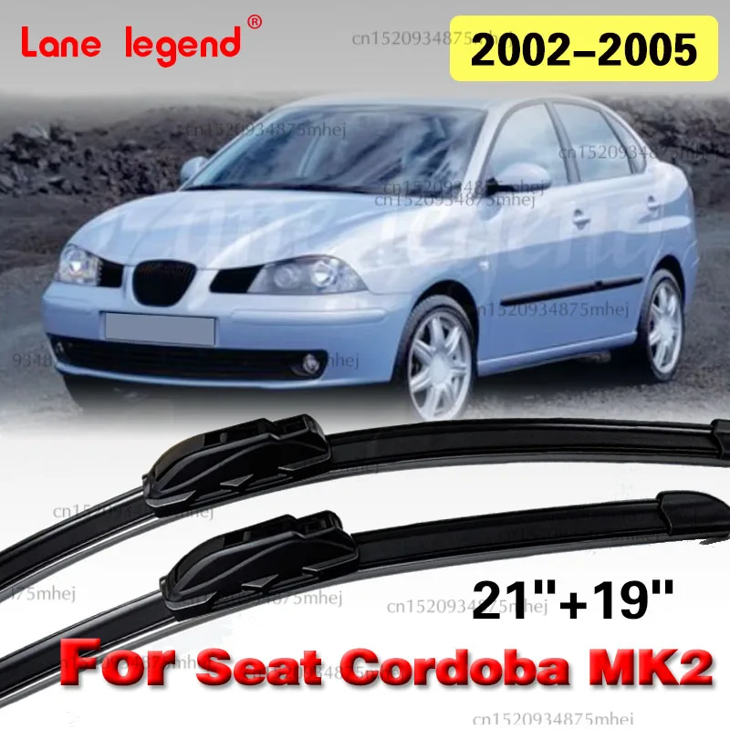 Car Wiper Blades For Seat Cordoba MK2 2002 2003 2004 2005 Windshield Windscreen ‌High-performance wiper‌ 21