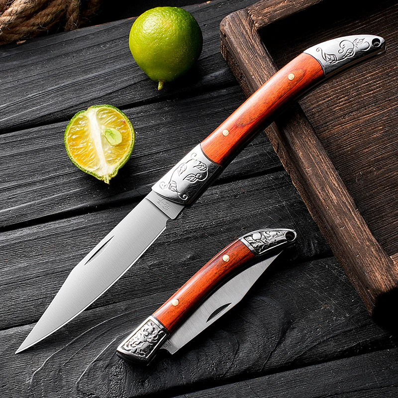 Outdoor household folding knife stainless steel slicing fruit knife to open the courier unpacking portable portable knife