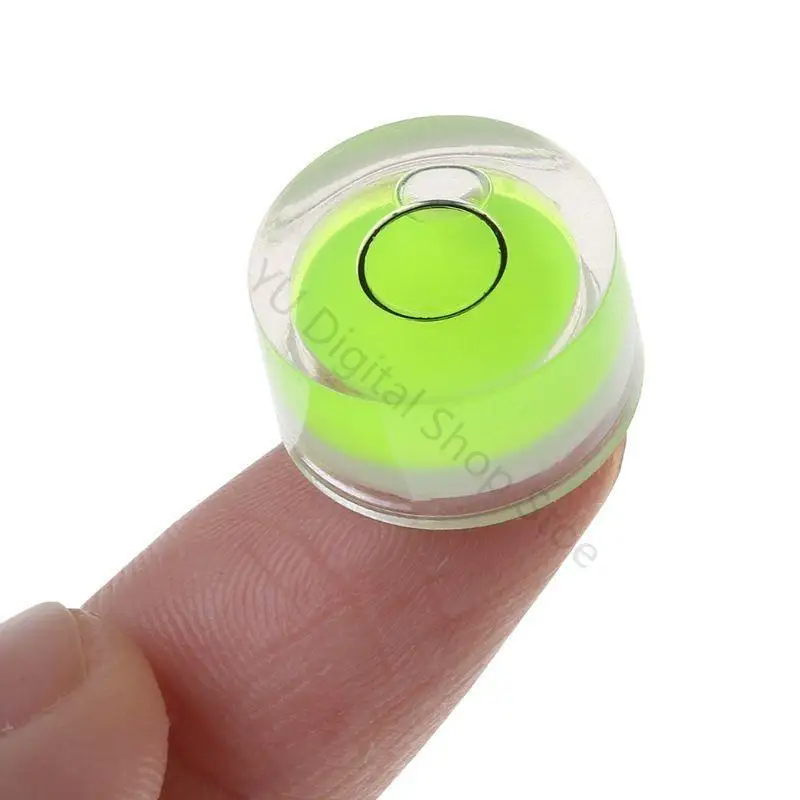 96BA Hochpräzise runde Wasserwaage, grüne Oberflächennivellierung – 4 Stück/Packung 15 x 8 mm für Schallplatten-Plattenspieler – Detail 8