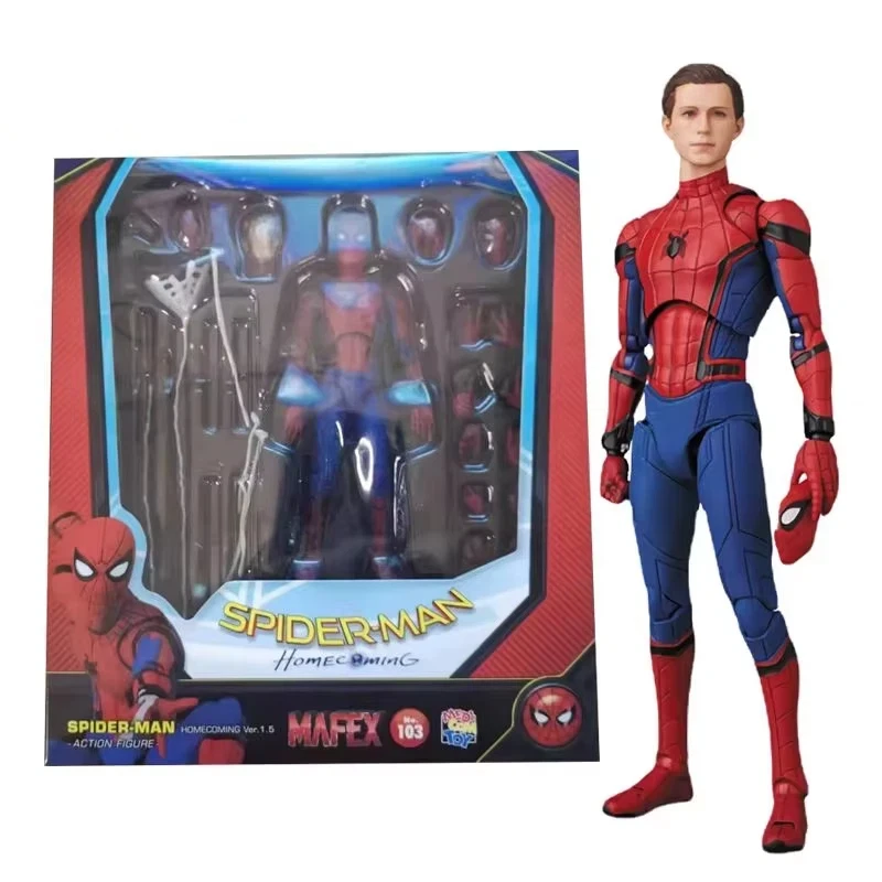 Auf Lager: Mafex 103 Actionfigur mit Vielfältigem Zubehör, Sammlerstück, Modell, Schreibtischspielzeug für Hobby-Fans, Geburtstags- und Festgeschenk – Detail 1
