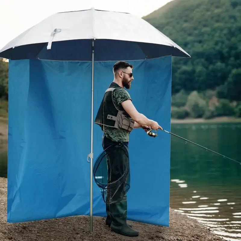 Guarda-chuva de pesca surround pano ao ar livre guarda-chuva surround tenda meia circunferência design pano surround à prova dwaterproof água para