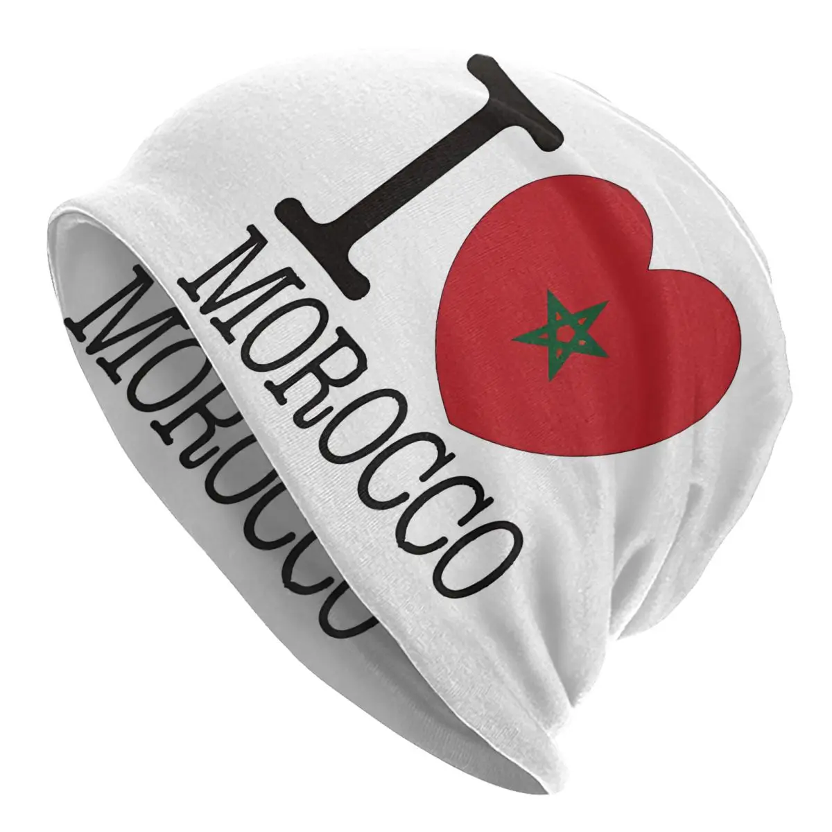 Morocco Flag Autumn Spring Hats Hip Hop Thin Hat Bonnet Special Skullies Beanies Caps Men Women's Earmuffs