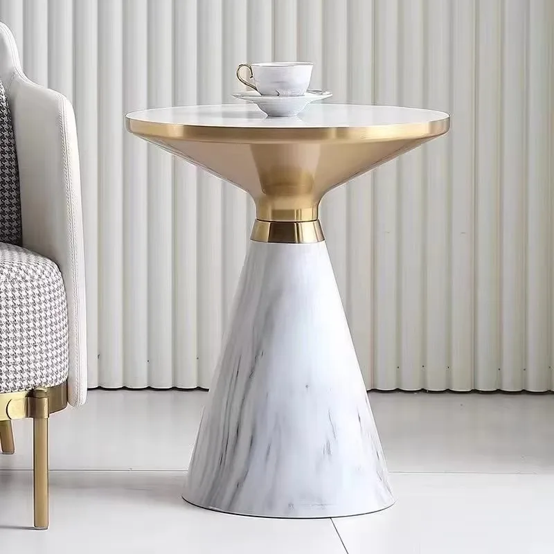 Modern Side a Few Sofa Small Coffee Table Net Red Light Luxury Rock Board Light Luxury Net Red Northern Europe