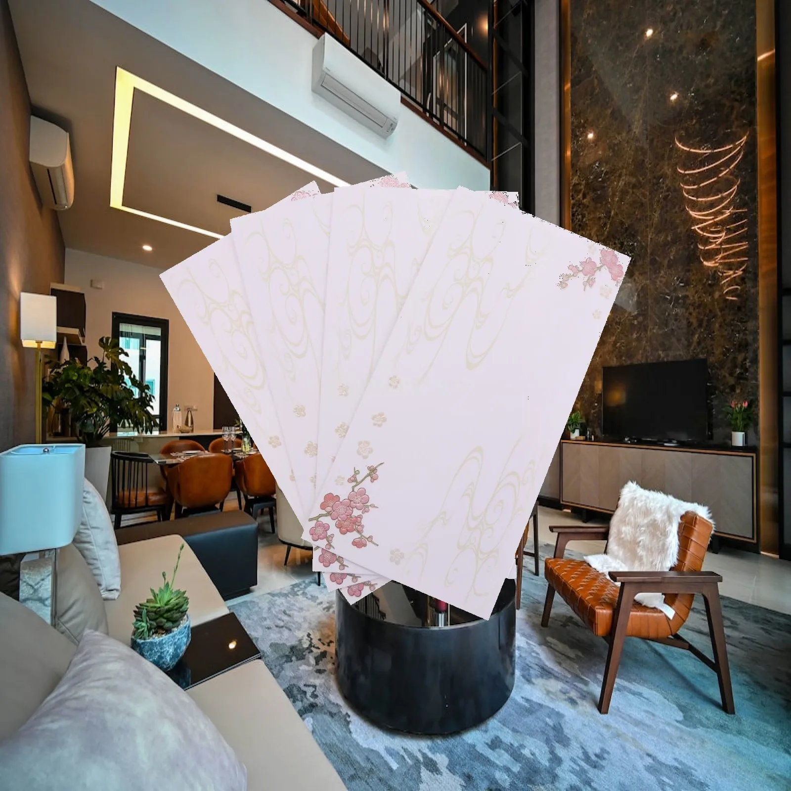 Charming Pearl Color Envelopes for Invitation Cards Wedding Tags Christmas Letters Decorative Heart Clasp Sturdy Kraft Paper