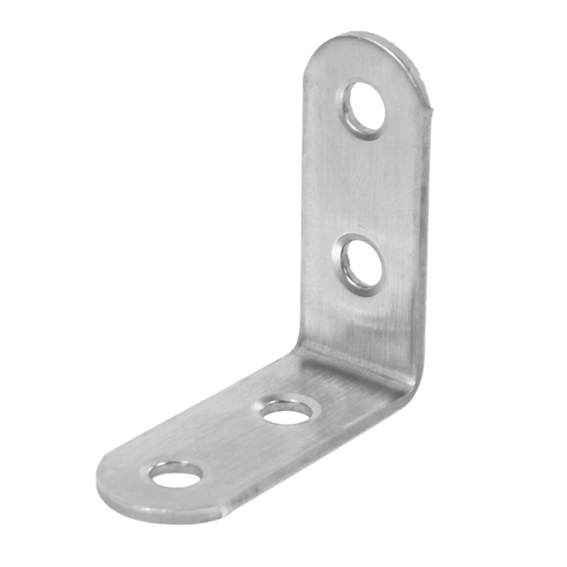 24 Pieces Stainless Steel Corner Braces (1.57 X 1.57 Inch,40 X 40 Mm) Joint Right Angle Bracket Fastener L Shaped Corner Fastene