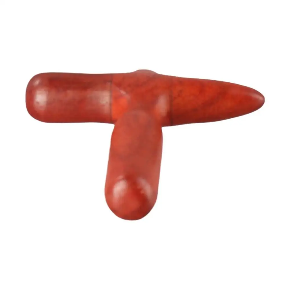 Martillo cruzado de sándalo, punto de disparo, relajación muscular, acupuntura, palo de acupuntura, alivio del dolor de madera, herramienta de Spa para pies, viaje