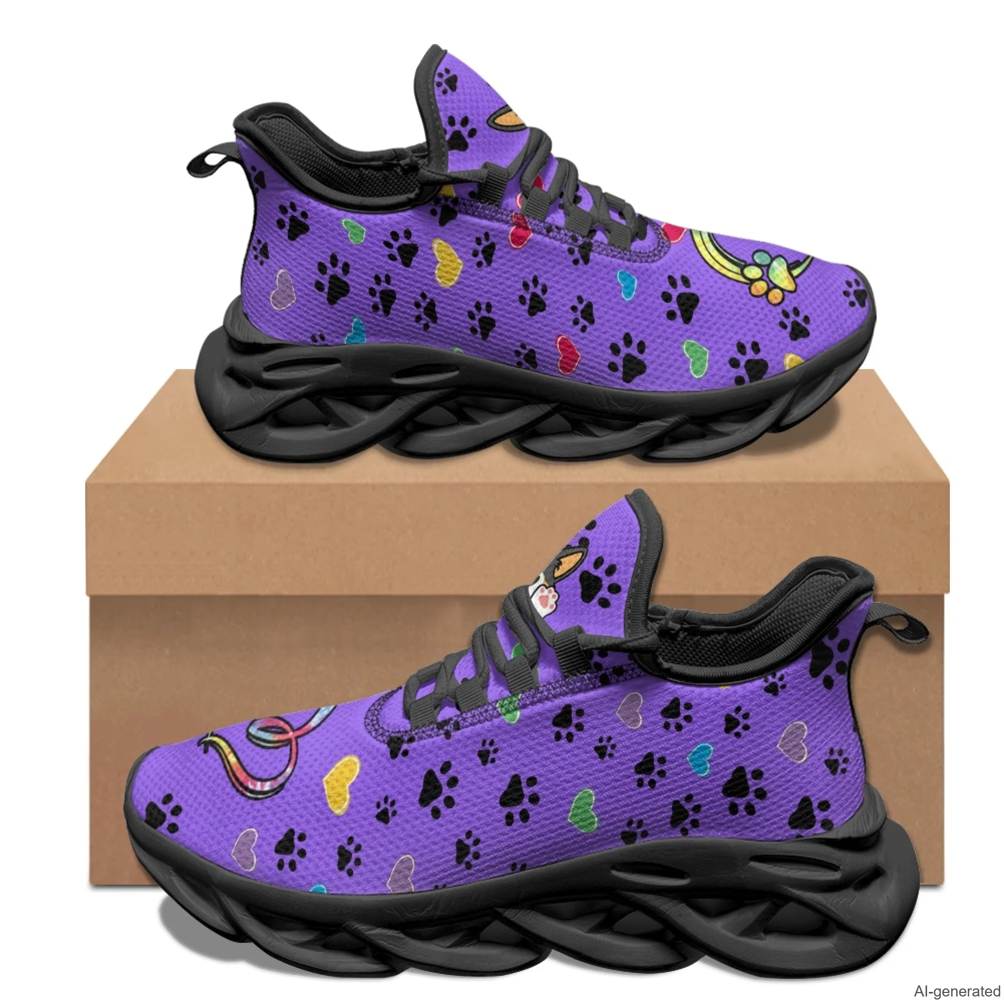 XIXIRIMIDO Max Soul Shoes Dog Paw Running Shoes for Men Casual Fashion Women Snakers for Doctors and Nurses 35-48