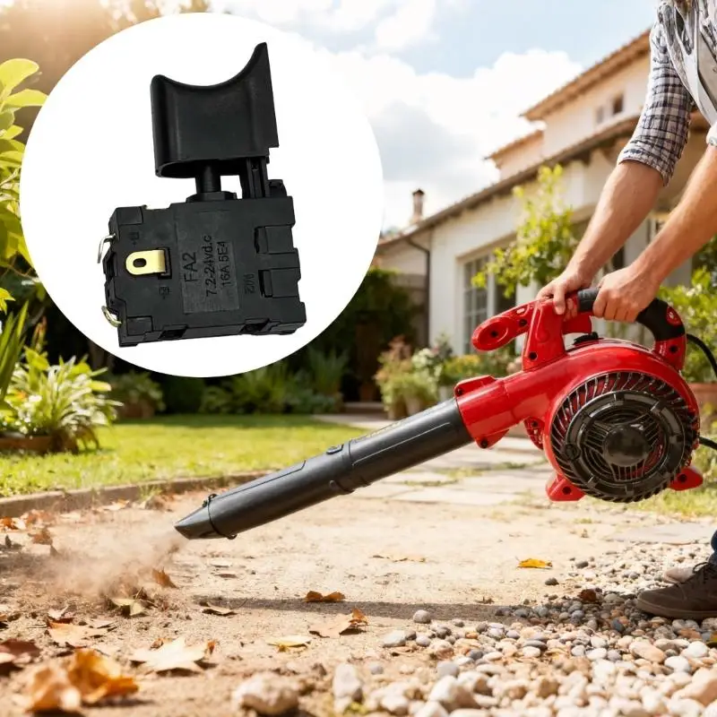 

High Current 16A Switches For Electric Blower With Direct Current 7.2 24V Voltages Ranges And Sturdy Plastic Construction M4YD