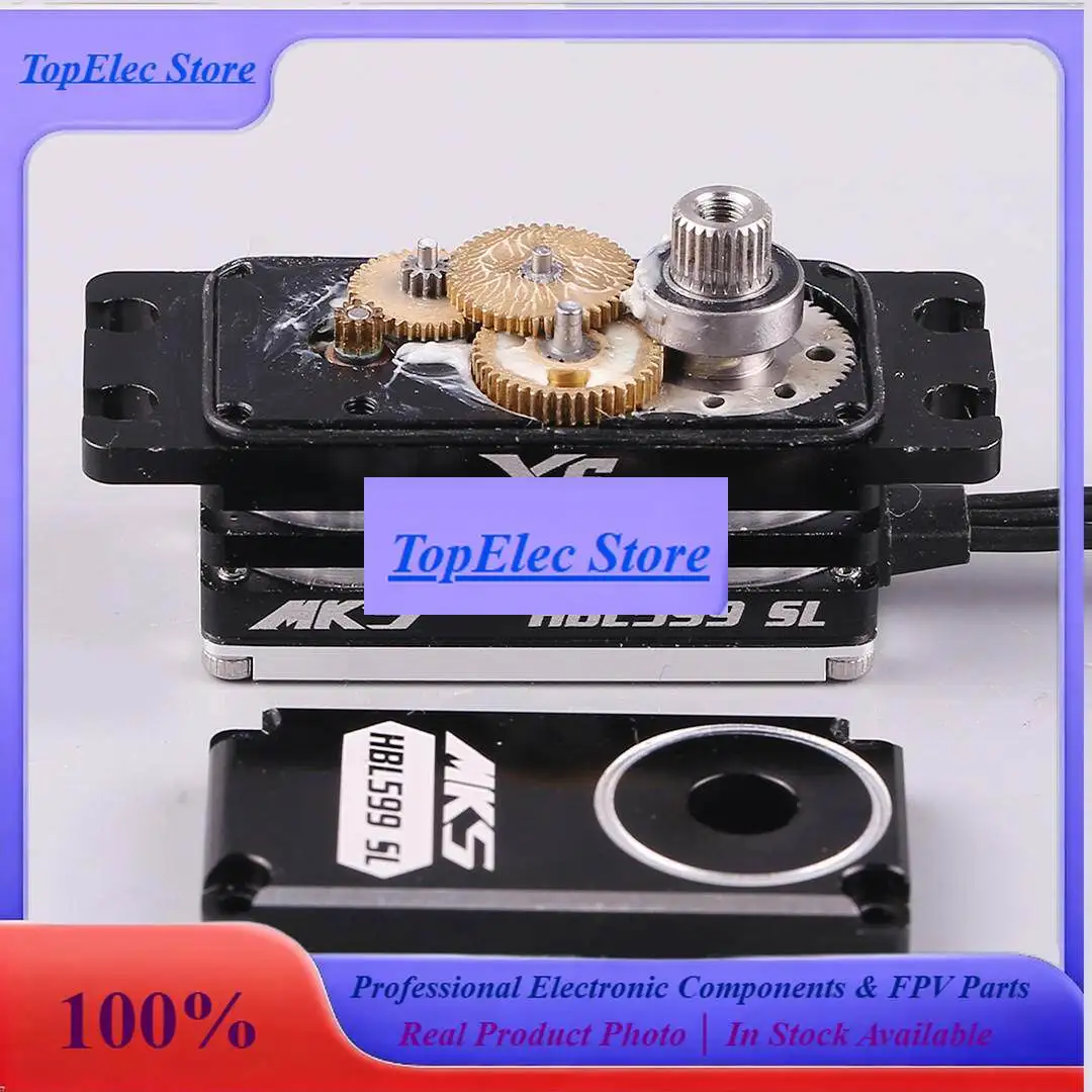 TopeMks X6 Hbl599sl Digital Metal Gear Servo Competition Short Version Brushless Servo Model Aircraft Remote Control Aircraft
