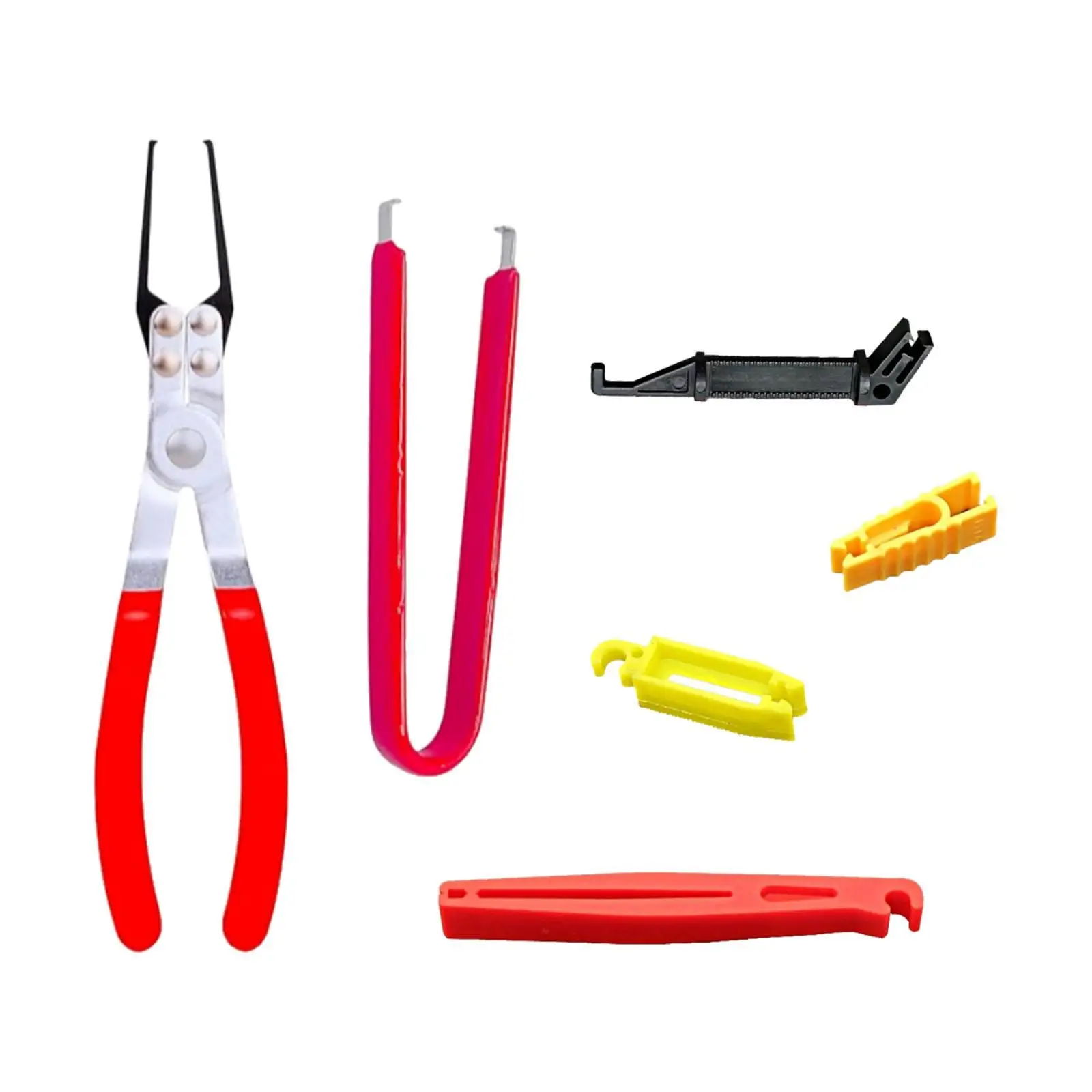 6x Relay Puller Pliers Professional Automotive Relay Fuses Puller for Yachts Narrow Space All Vehicles Industrial Machinery
