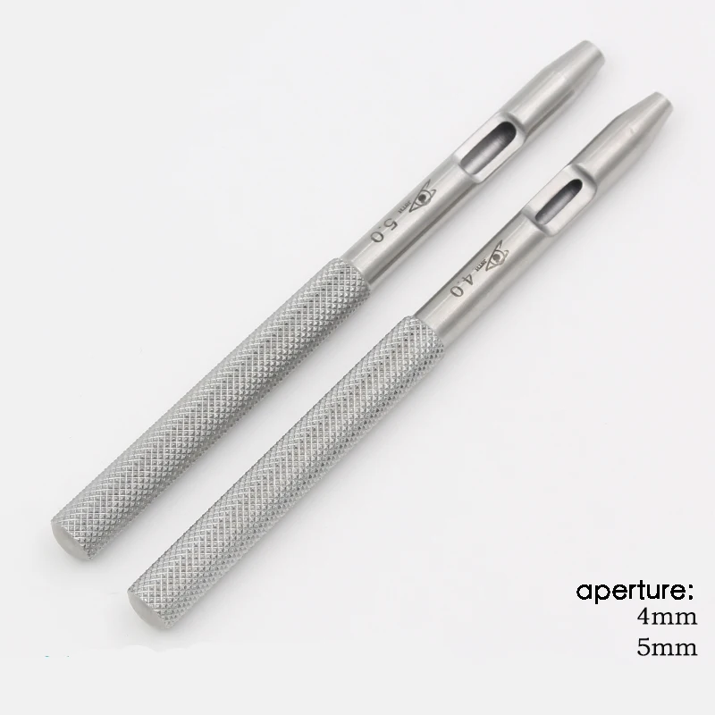 Dimple Trephine Cosmetic Plastic Dimple Instrument, aço inoxidável Face Shaper