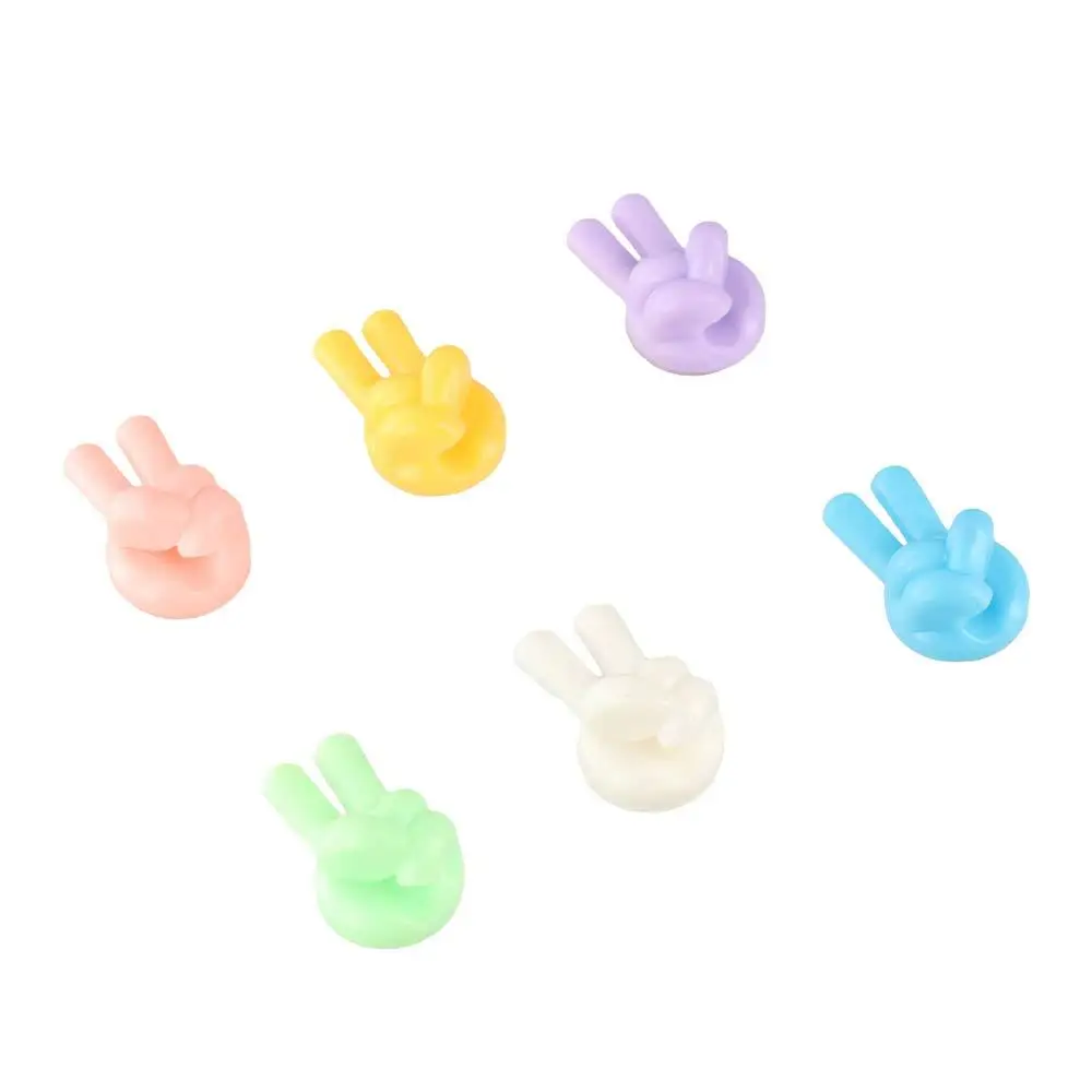 PVC Creative Thumb Cable Organizer Self-Adhesive Thumb Self-Adhesive Thumb Wire Holder Wire Wrap Storage