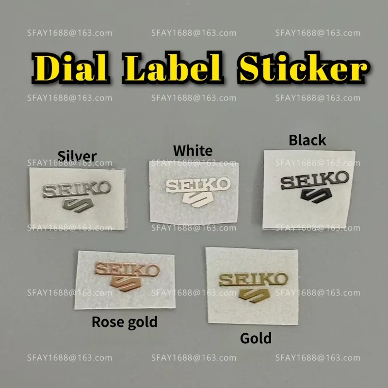 High quality dial label watch literal logo metal logo sticker dial label sticker