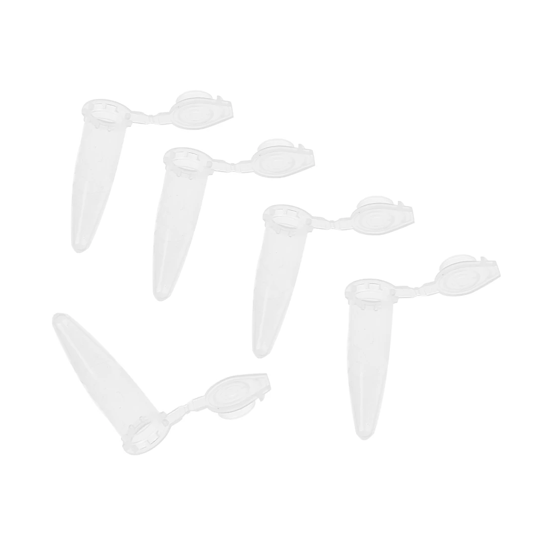 Tubes à centrifuger à fond rond de 0.2Ml, 1000 pièces, avec bouchons attachés, blanc clair et 1000 pièces de 0.5Ml-Y48A