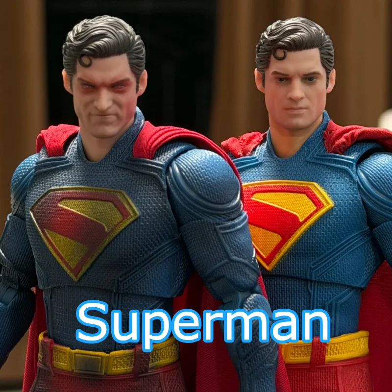 

Коллекционная фигурка Супермена FondJoy 1/9 DC с эффектом боевых повреждений, шарнирная кукла, настольное украшение, подарок для фанатов комиксов и коллекционеров