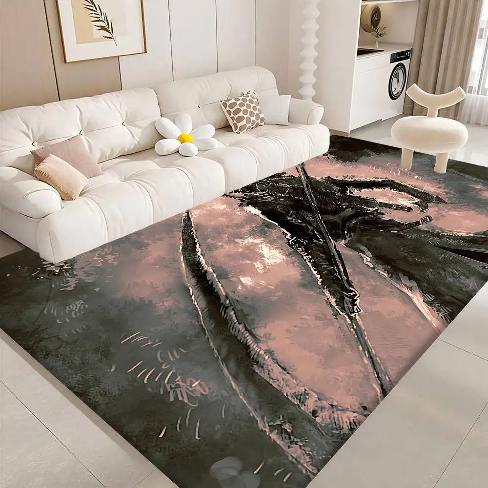 

B-Bloodborne дверной коврик Нескользящий коврик для прачечной Декор для стирки Балкон Детская гостиная Добро пожаловать Коврик