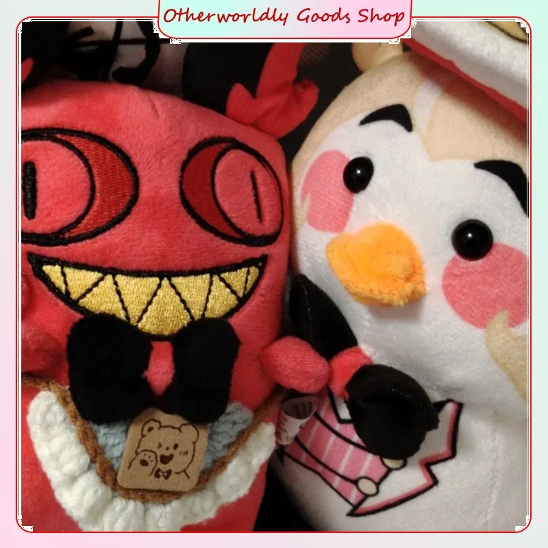 헤즈빈 호텔 애니메이션 굿즈 루시퍼 복스 봉제인형 데스크탑 장식품 컬렉션 휴일 선물 장난감 재고 있음