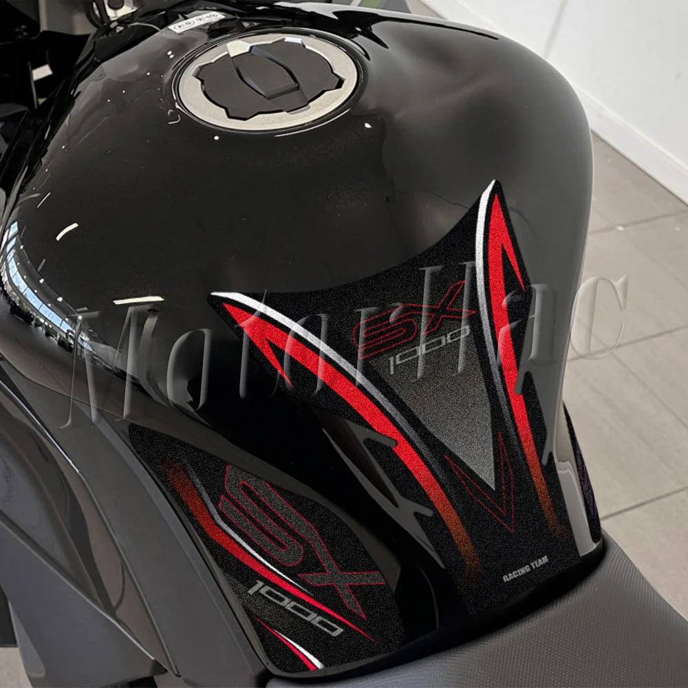 Motorrad Anti-Rutsch-Seitentankpad-Aufkleber Kniegriff-Schutzfolie Zubehör für Z 1000SX Ninja 1000SX 2017-2024 – Detail 3