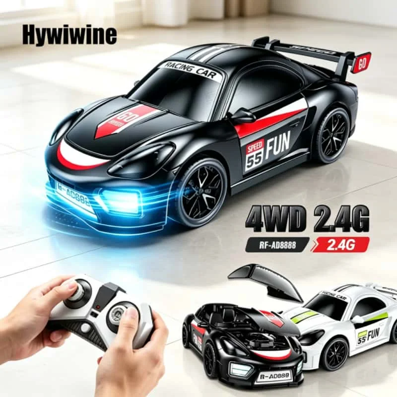 R/C Drift Cars 2.4G Remote Control Car 4WD Battle Racing Car Perfect Gifts Racing RTR Radio Truck Vehicle Toys for Kids Adult