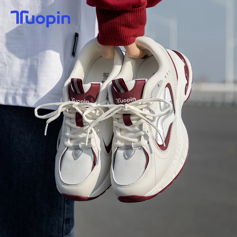 TuoPin New daddy shoes women's shoes Korean thick soles increase running shoes casual sports shoes