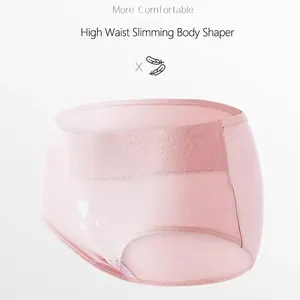 4 PCs Frauenhöfen hohe Tailleninnenmodische Mädchen Brefs atmungsaktiven Baumwollhöfen Plus Größe M-5xl weibliche Dessous weibliche Dessous 6 Hauptverkäufe P - №2