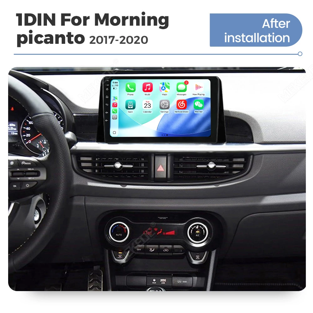 MEKEDE Linux System 1 Din For Kia Morning 3 Picanto 2017-2020 Car Multimedia Player Carplay Android Auto IPS Head Unit USB BT