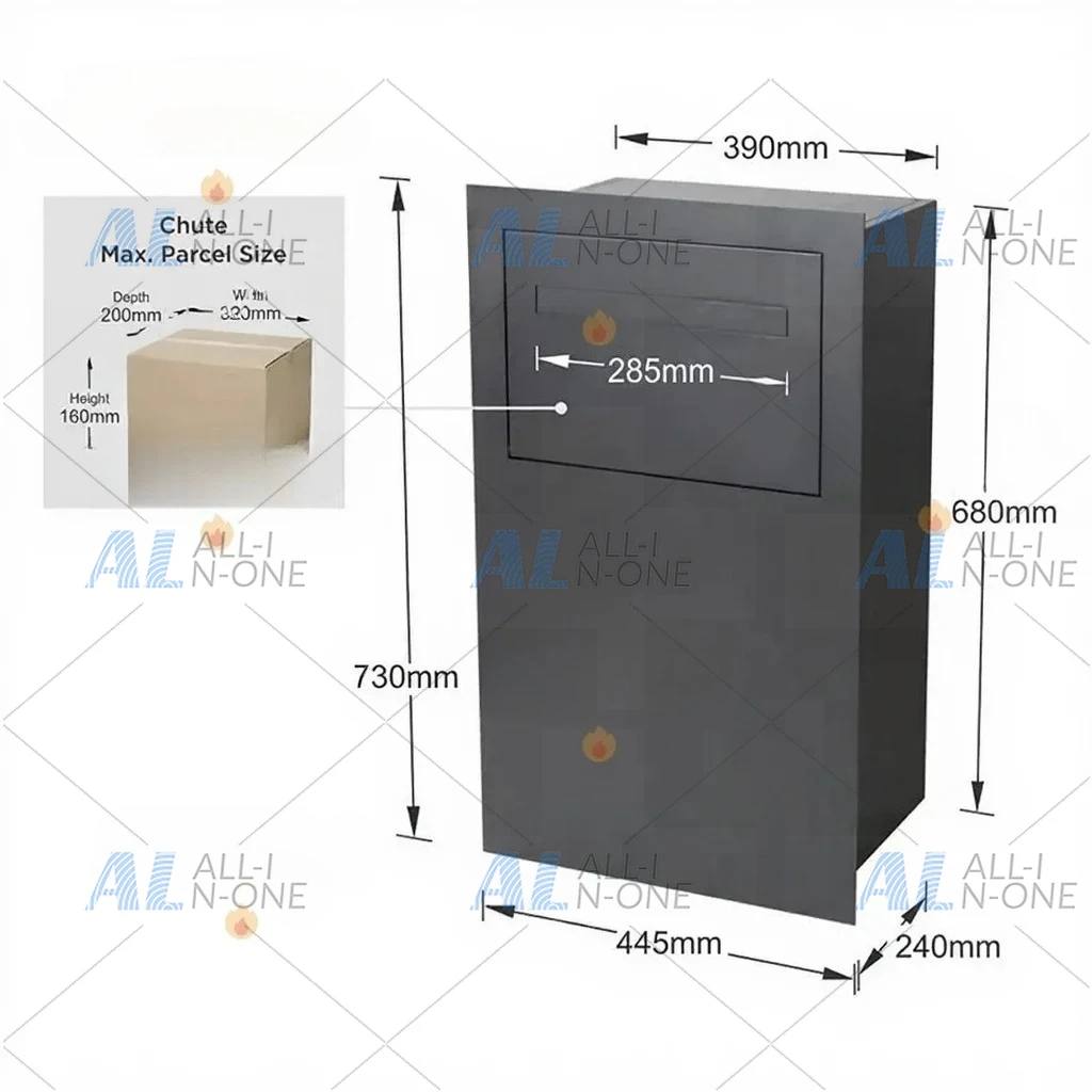 Anti-theft Express Cabinet, Home Office Document Parcel Box, Export Mailbox, Personal Delivery Cabinet.