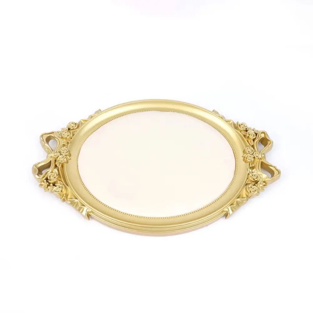 Vintage Schmuck-Präsentationstablett, Organizer im europäischen Stil, Schmuckständer, Samt-Retro-Schmuckorganizer, Armband-Aufbewahrung – Detail 7