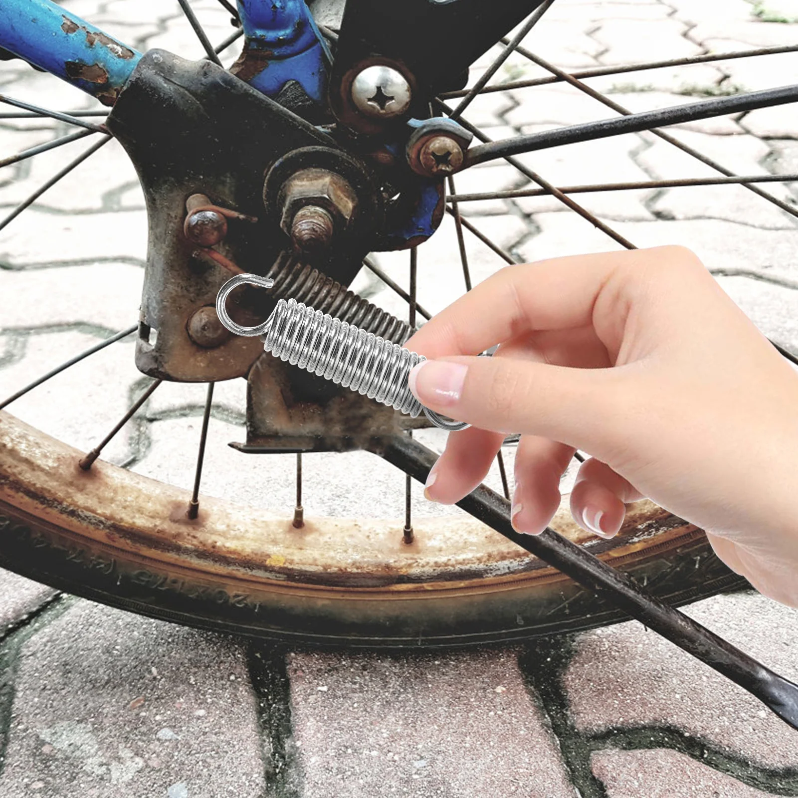 

10 Pcs Tension Spring Small Springs Extended Compressed Stainless Steel High Strength Excellent Elasticity Electric Vehicle