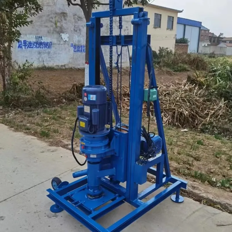 Portable Electric Water Well Drill Machine Rotary Drilling for Water Well Customized Trailer Mounted Water Well Drilling Rig