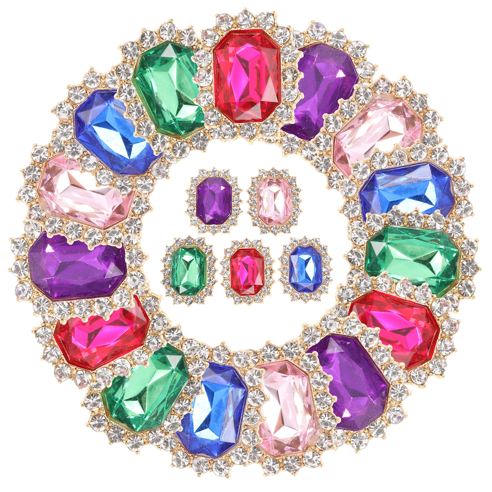 

20 Pcs Pearl Rhinestone Charm Shoelace Buckle Decoration Alloy Acrylic Women Shoe Clips Bling DIY Shoe Accessories