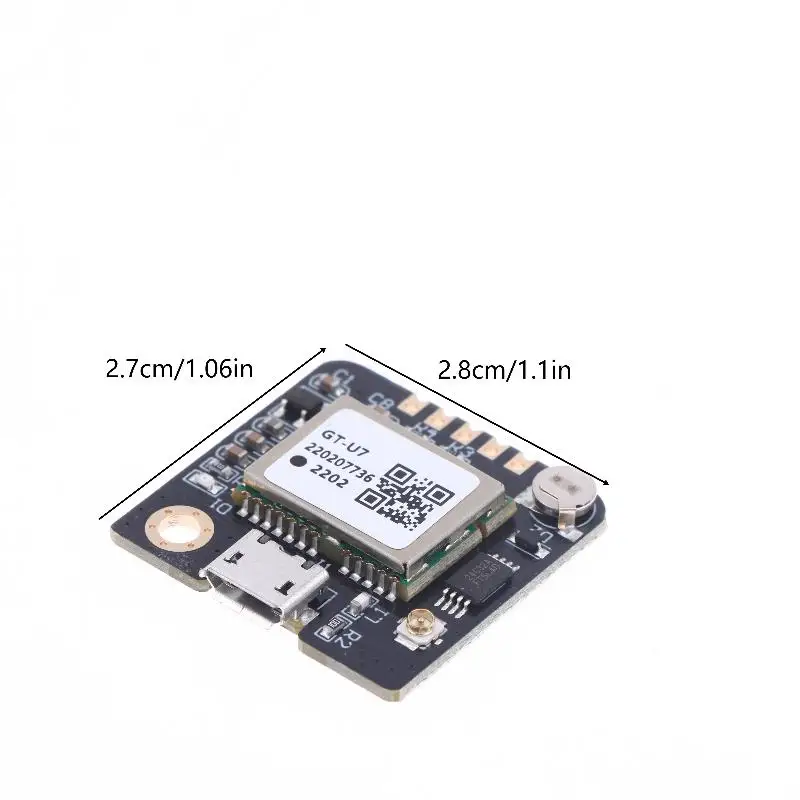 Module GPS GT-U7 Compatible avec le récepteur de positionnement par Satellite de Navigation NEO-6M, positionnement de haute précision pour véhicules, 1 pièce