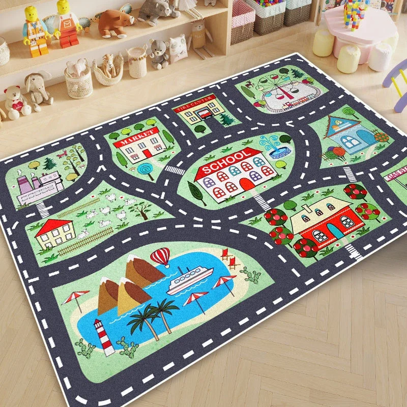 

Kids' Play Area Rug – Soft Floor Mat for Children's Room, Living Room, Non-Slip Game Carpet, Home Decor