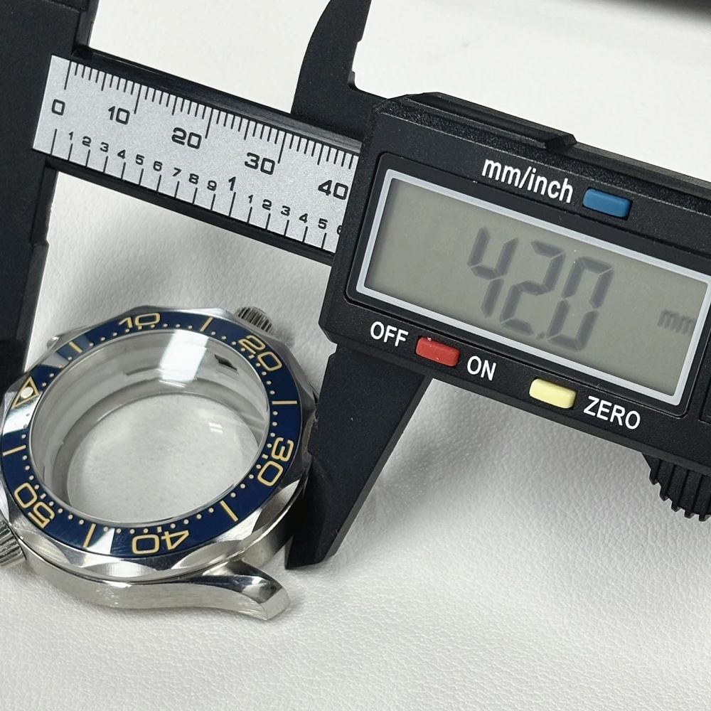 42mm High Quality NH35 Metal Case Stainless Steel Case FIT NH34 NH 35 NH36 Automtaic Machinery Movement NH35 case - Image 4