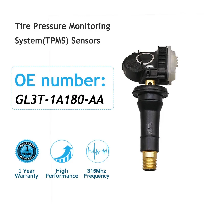 

4PCS 315MHz TPMS Sensor Tire Pressure Sensor GL3T-1A180-AA For Ford Ecosport Edge Explorer F-150 Fusion Mustang