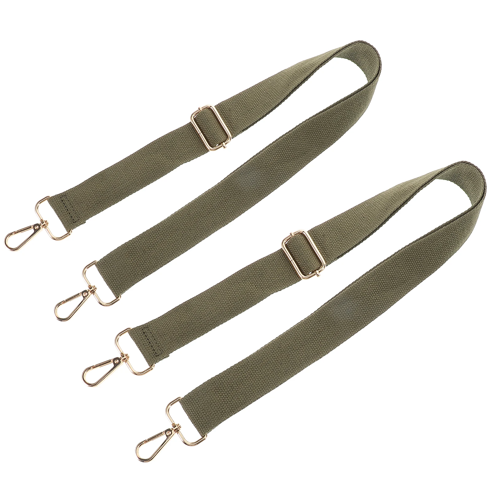 

2 Pcs Nylon Bag Shoulder Strap Replacement Crossbody Straps Messenger for Purses Cotton Linen Detachable Replacements