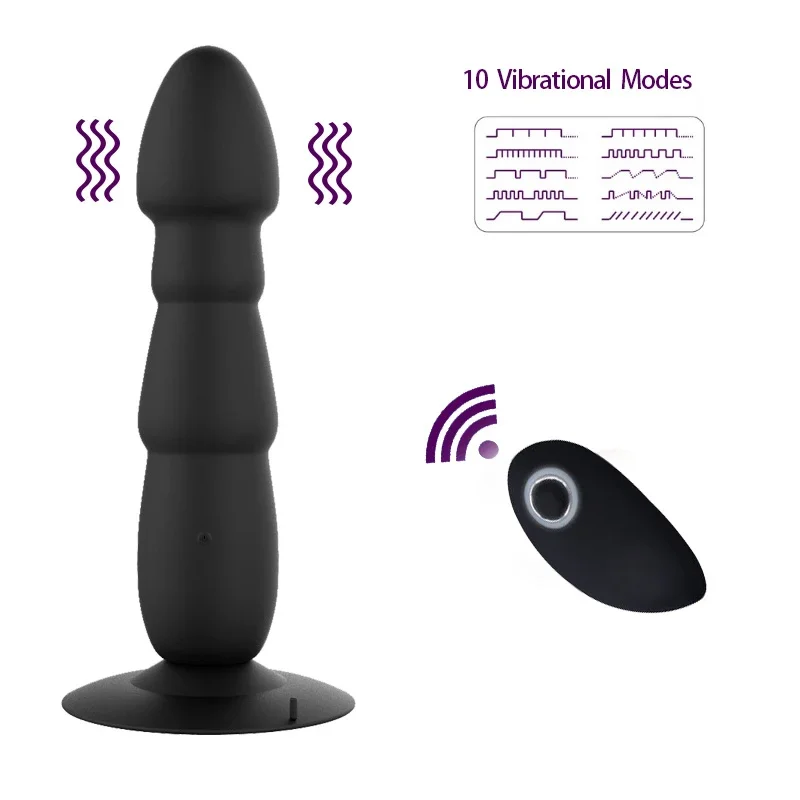 لاسلكي عن بعد شحن دسار هزاز 10 تردد الخرز المكونات بوتيسد لعبة الجنس البروستاتا للرجل امرأة #1