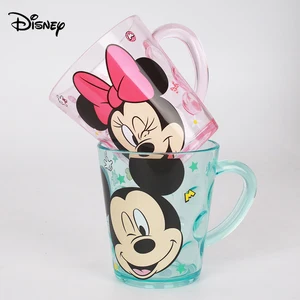 Disney-kawaii anime cups of mugs for children, cartoon nozzle glass, mickey mouse, minnie mouse, frozen Elsa, water drink 9 Main Sales Stitch Mug - №8