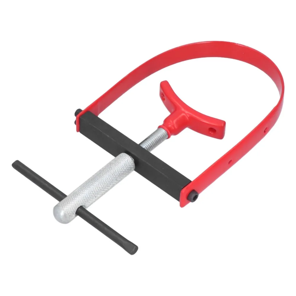 45 Steel Flywheel Holder ABS Knurled Non-Slip Flywheel Extractor T-Handle Universal Pulley Holder