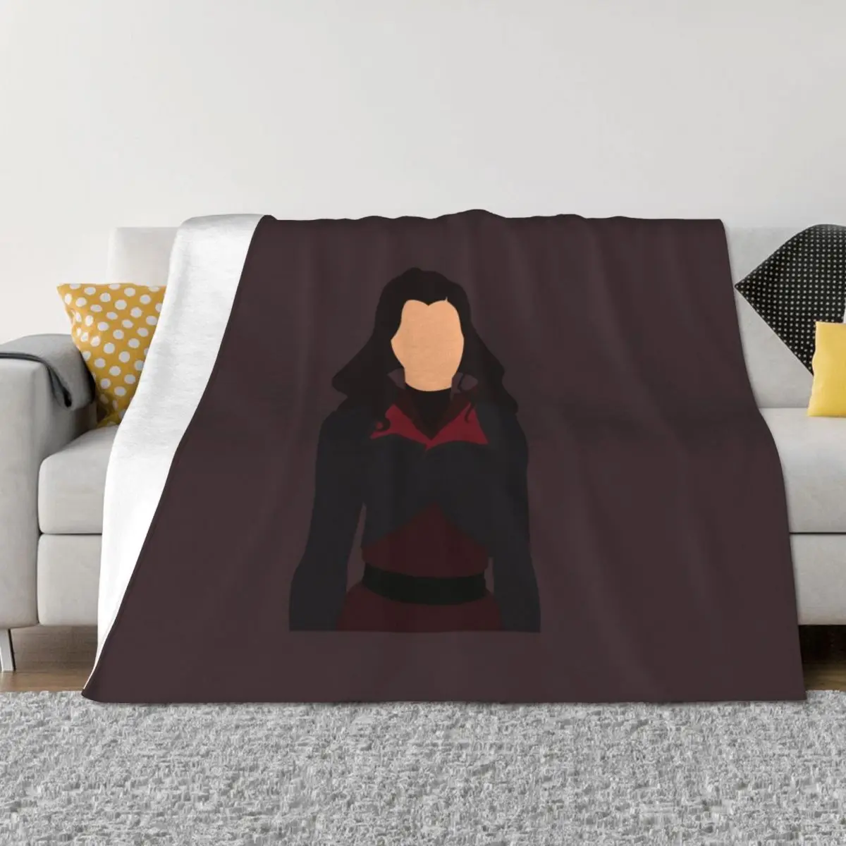 

Asami Sato- Legend of Korra Throw Blanket Stuffeds Moving Flannel Fabric bed plaid Blankets