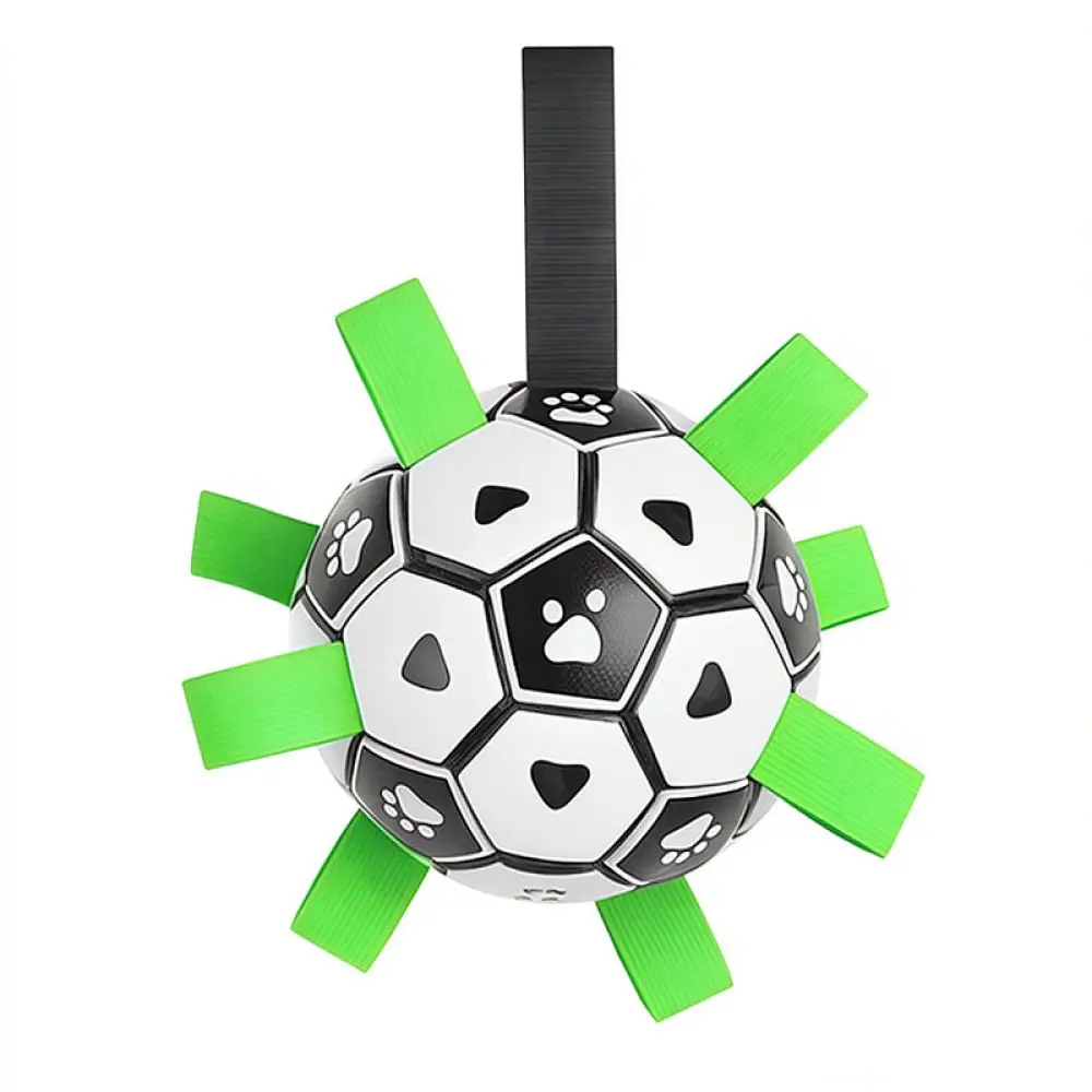 Pet Soccer Toy For Large Dogs Durable Interactive Fetching Ball Exercise Training Accessory Bite Proof Rubber Dog Toy