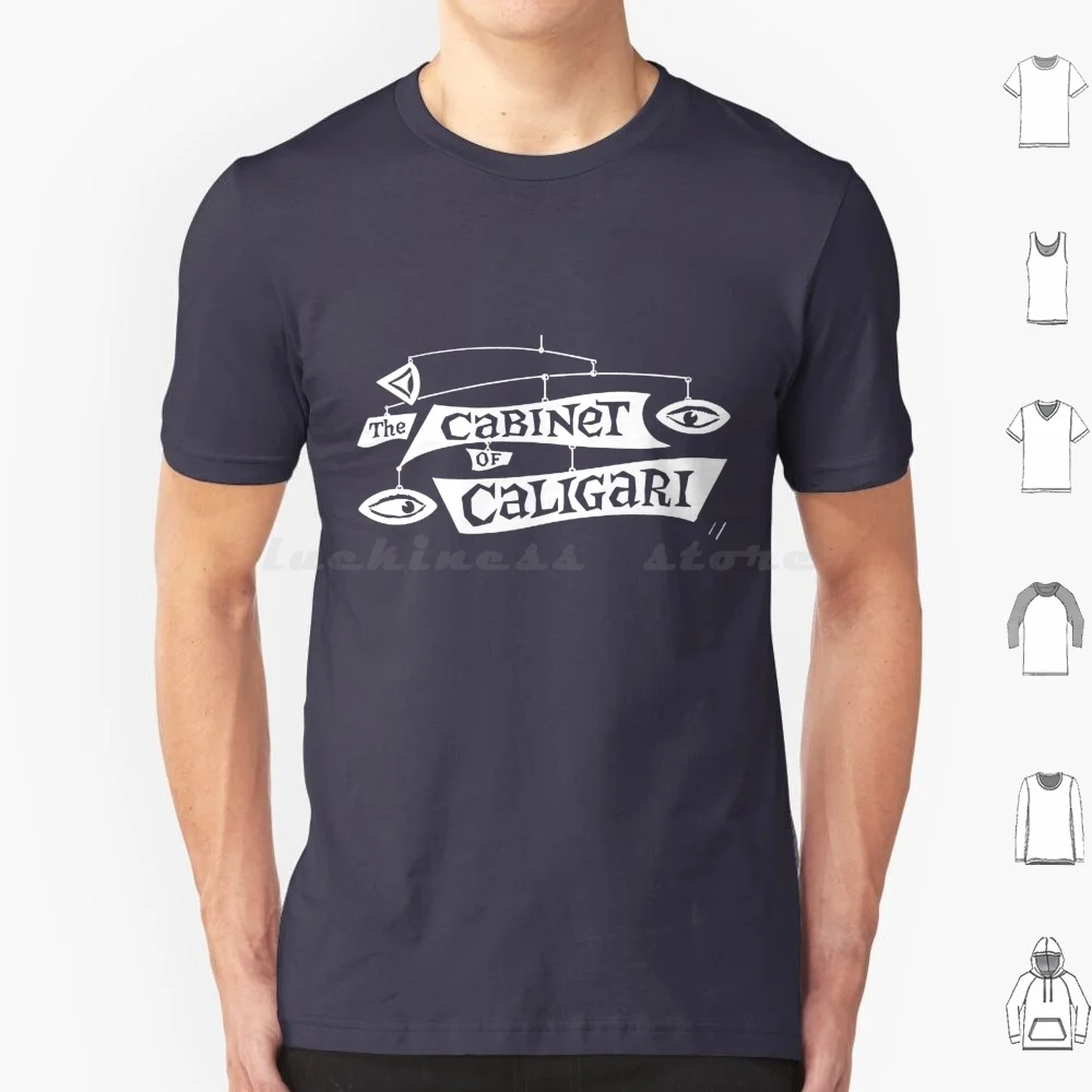 

The Cabinet Of Caligari T Shirt Big Size 100% Cotton Horror Thriller Title Film Cinema Movie 60s Roger Kay Robert Bloch