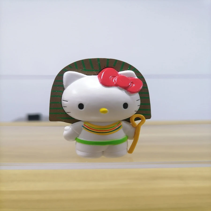 Hello Kitty Cute World Collection Anime Action Figure Desktop Toy Children Gift Brazil Egypt Russia China Costume Kid Toys