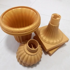 Emas Eropa Plastik Ukuran Besar Vas Pesta Menghias Ornamen Perayaan Pernikahan Foto Orisinalitas Latar Belakang Prop 10 vas emas penjualan terbaik tinggi - №