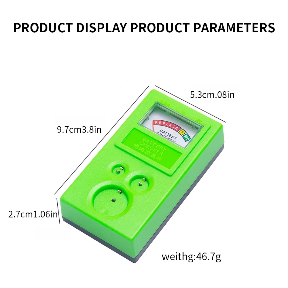 

1.55V 3V Button Battery Tester LR44 CR2032 CR2025 Watch Battery Checker Portable Button Cell Coin Battery Power Tester