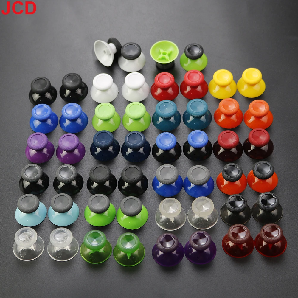 JCD 2pcs 3D Analog Joystick Replacement thumb Stick Grips Cap Cover Buttons For Xbox one X S Controller Thumbsticks Cover