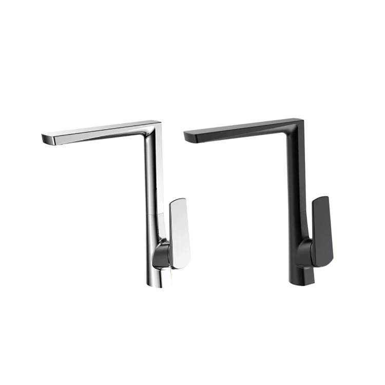 صنبور مياه المطبخ ذو رافعة واحدة دوارة 360 درجة من النحاس #3