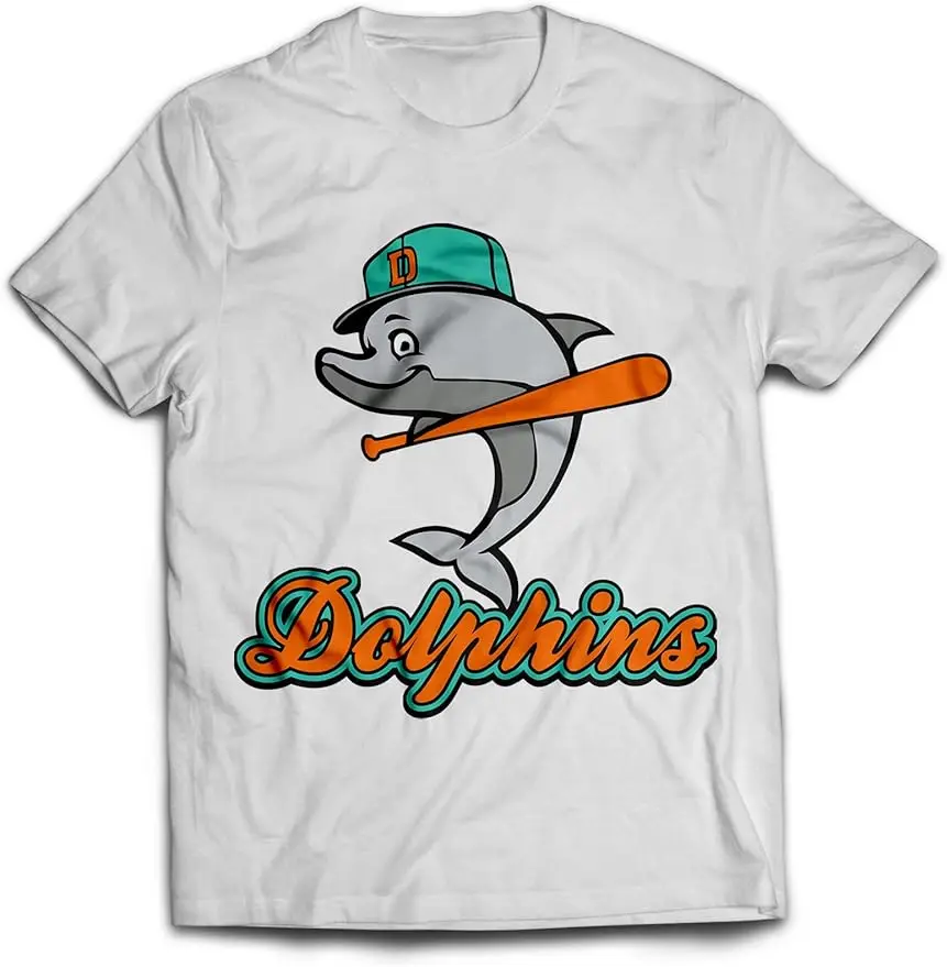 

Vintage-Dolphins-Baseball-Logo-Essential-T-Shirt-Short-Ladies-Unisex-Long Sleeve-Crewneck Sweatshirt-Heavy Blend Hoodie-Tshirt