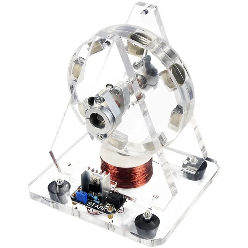 24V Science Education Experiment Toy – Bedini Brushless Motor Model Pseudo Perpetual Motion Machine DIY Technology Kit